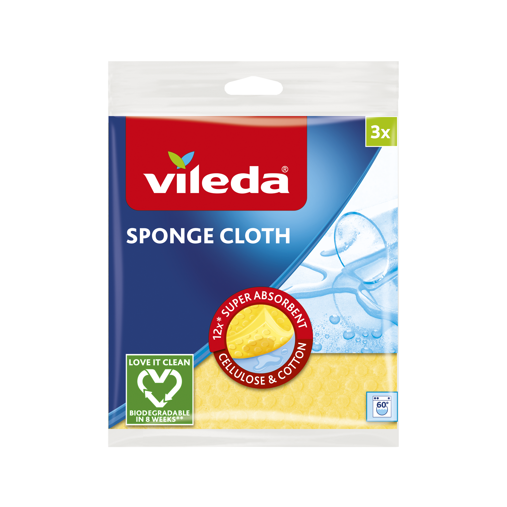 Սպունգ անձեռոցիկ 3 Վիլեդա քլոտ
