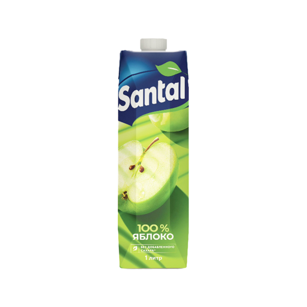 Juice "Santal" apple 1l