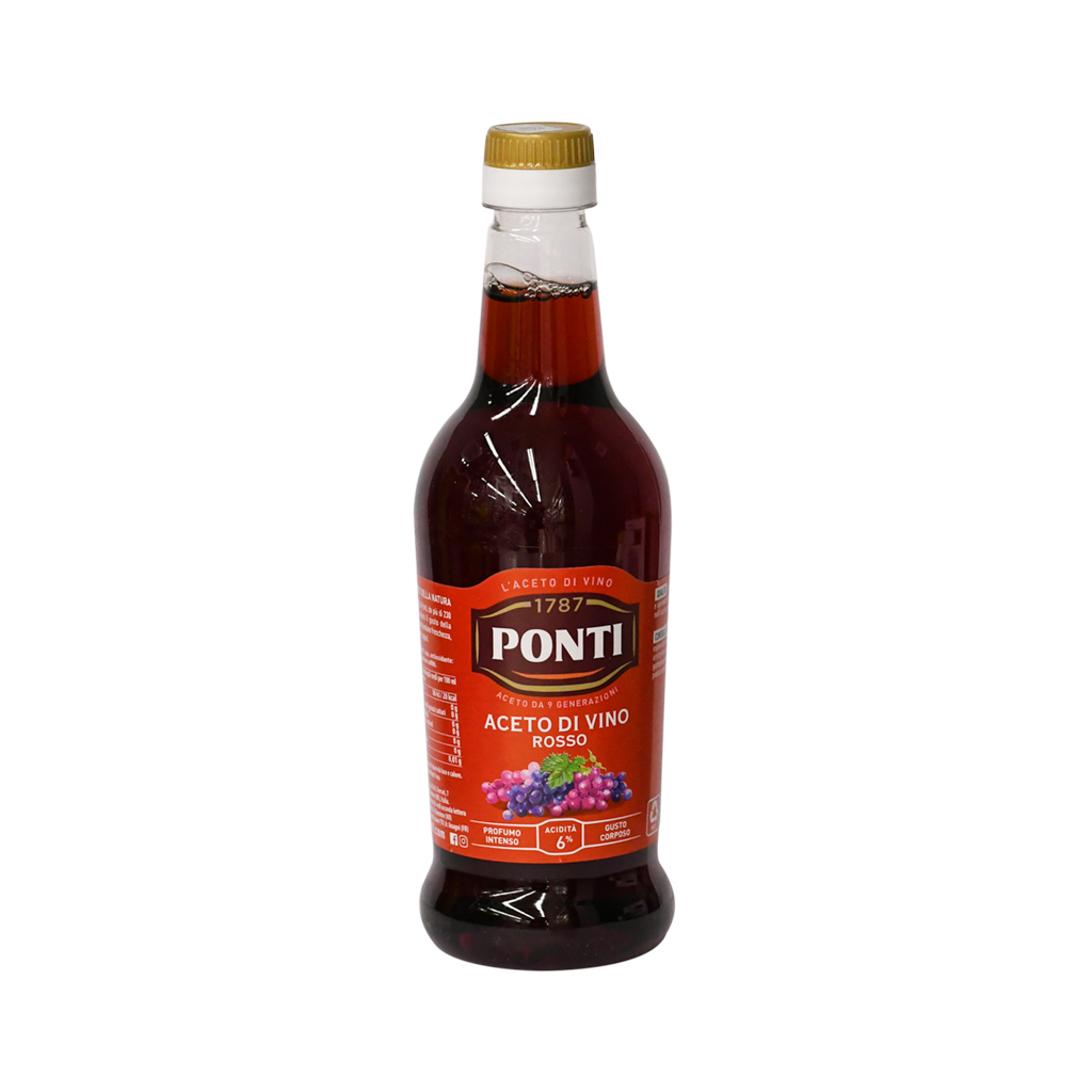 Red grape vinegar "Ponti" 6% 500ml