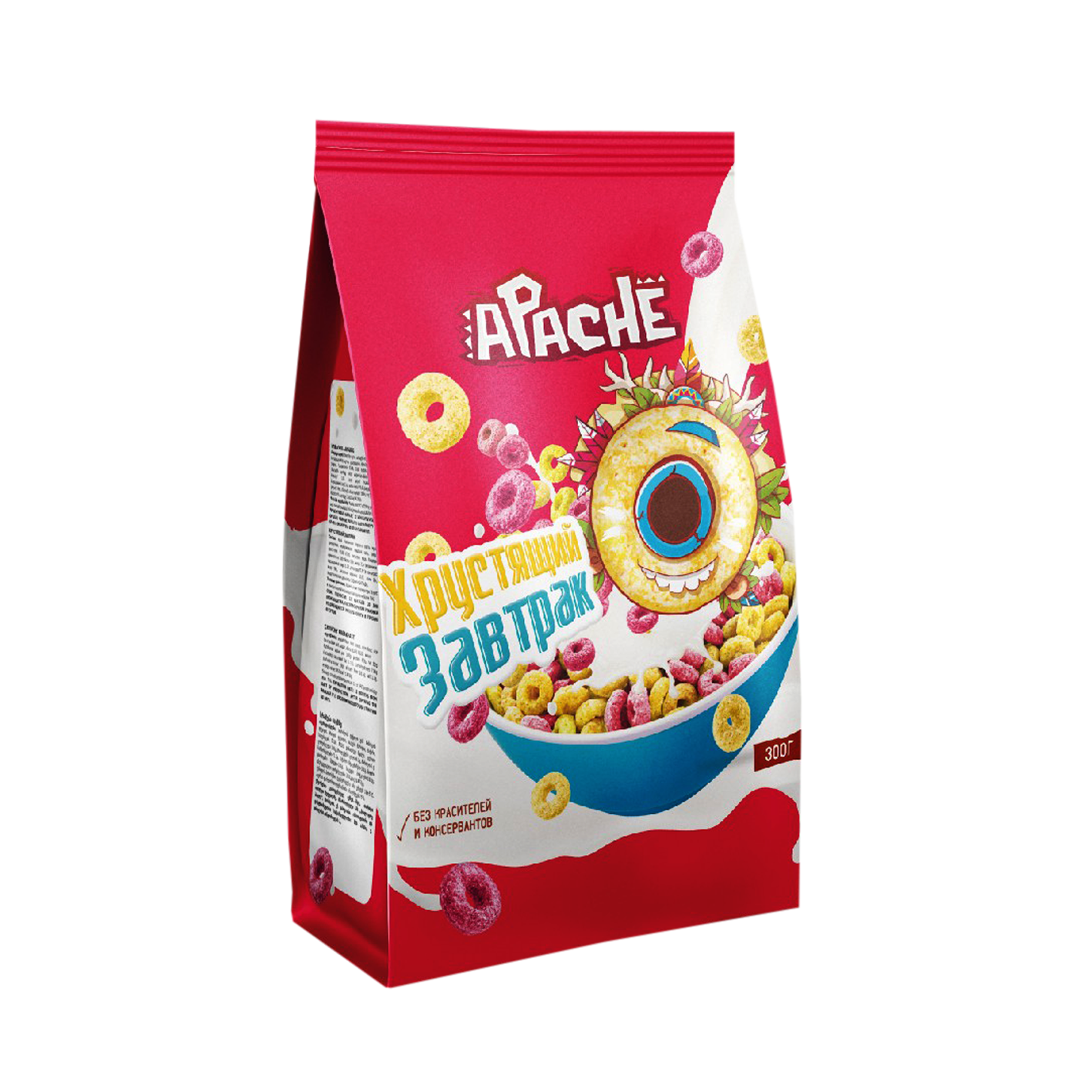 Խրթխրթան նախաճաշի օղակներ  Ապաչի 300գ