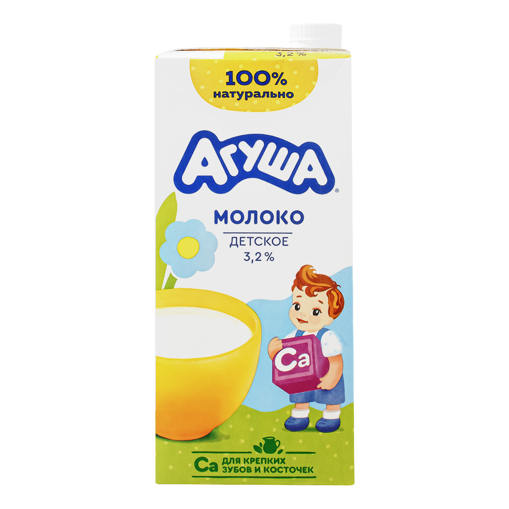 Baby milk "Agusha" ultra-pasteurized 3.2% 925ml