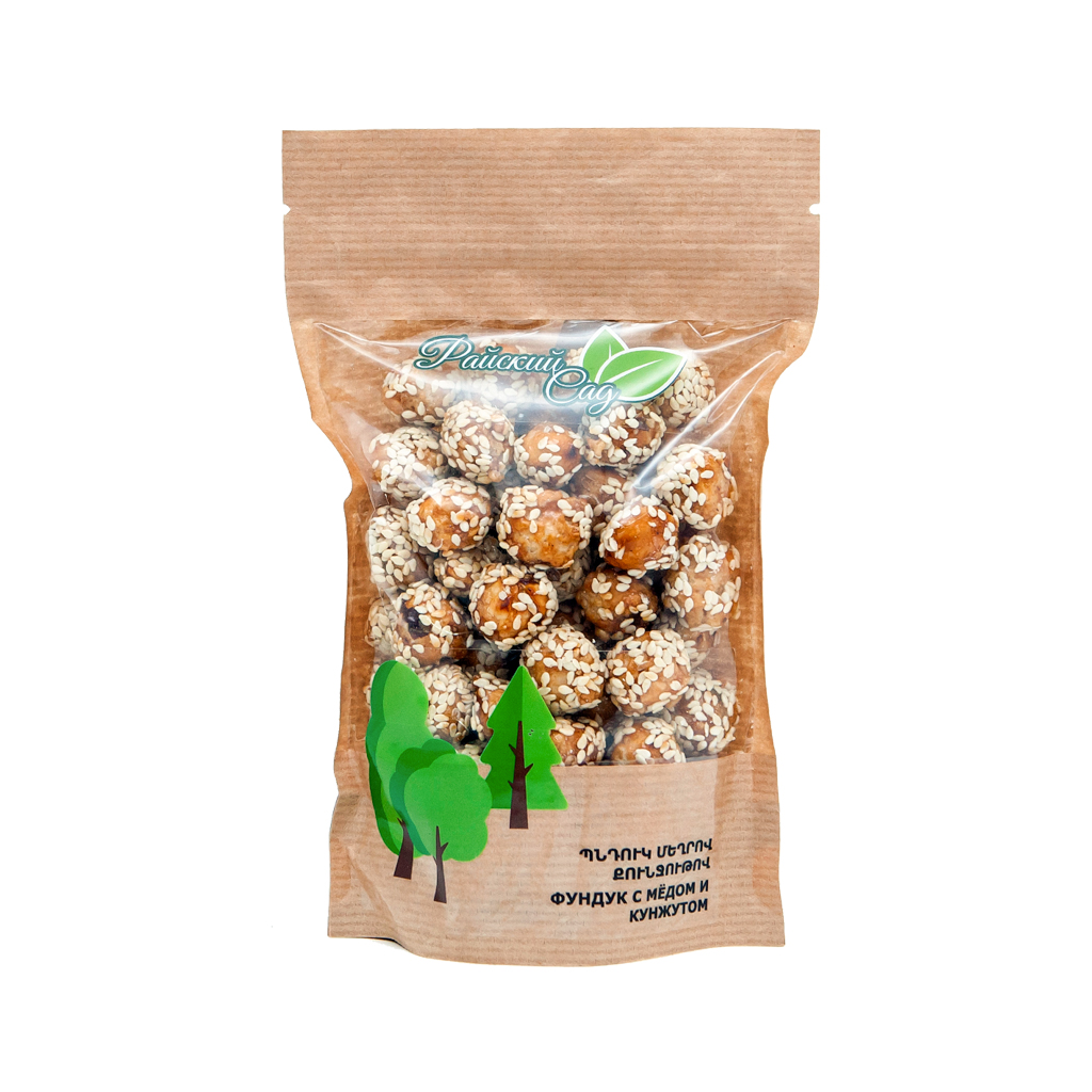 Hazelnut "Rayskiy Sad" honey and sesame 180g
