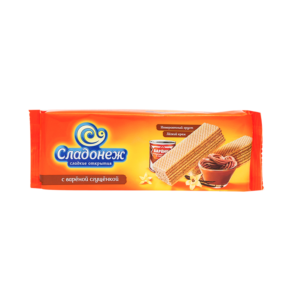 Wafer "Sladonezh" boiled condensed milk 270g