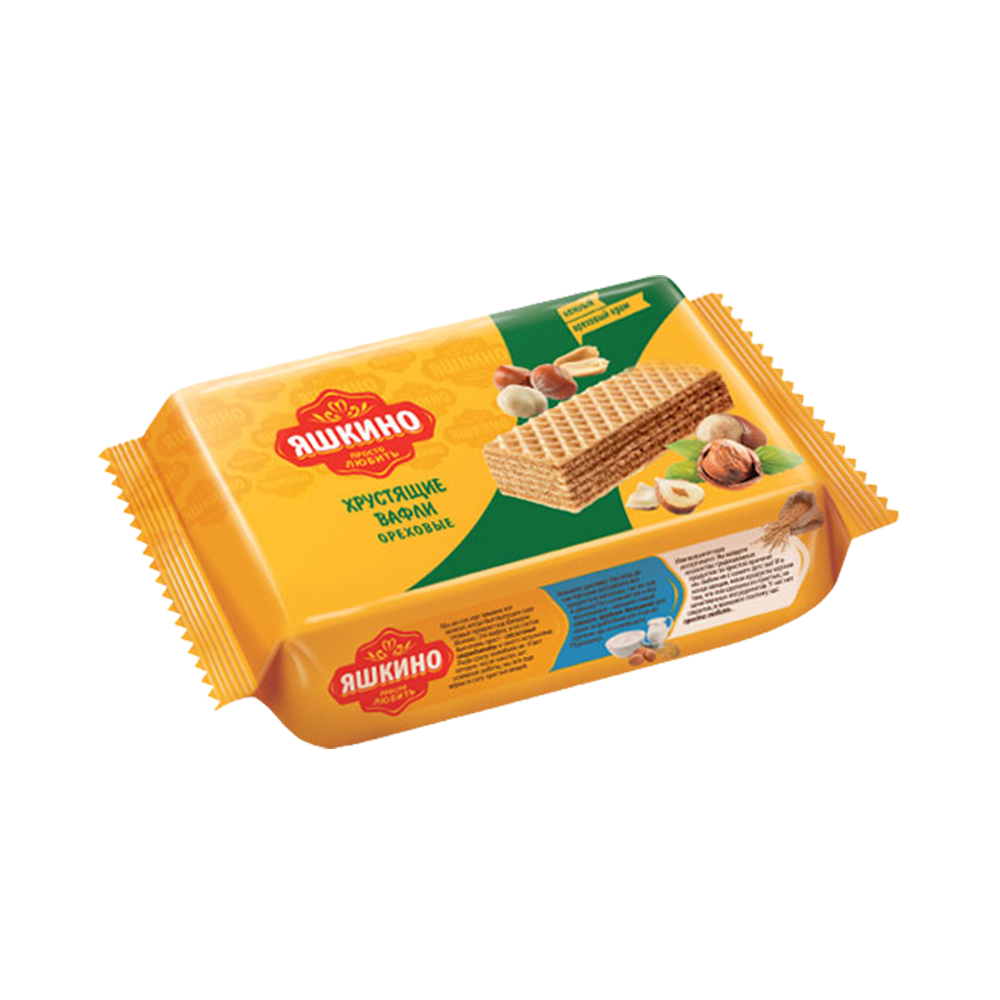 Վաֆլի ընկուզային Յաշկինո 200գ