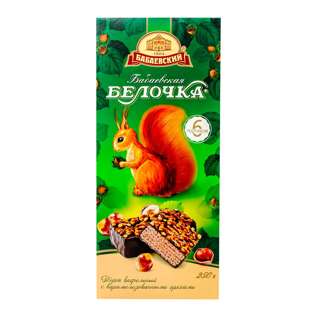 Wafer cake "Babaevskiy" Belochka 250g