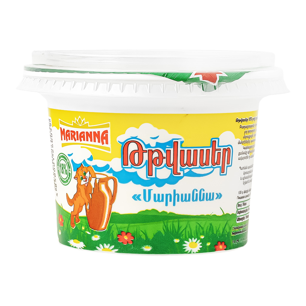 Թթվասեր Մարիաննա 18% 400գ