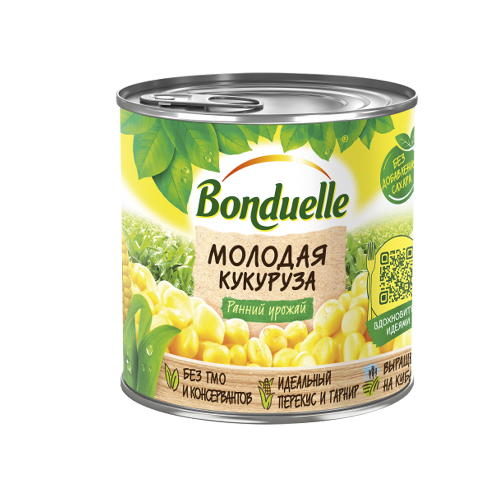 Եգիպտացորեն քաղցր մոլոդայա  Բոնդյուել 425մլ