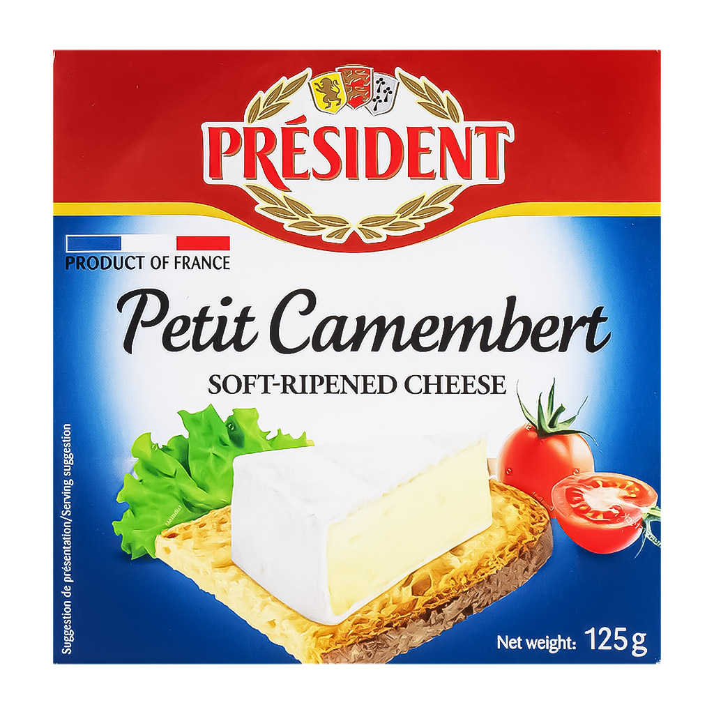 Cheese camembert "President" soft 125g