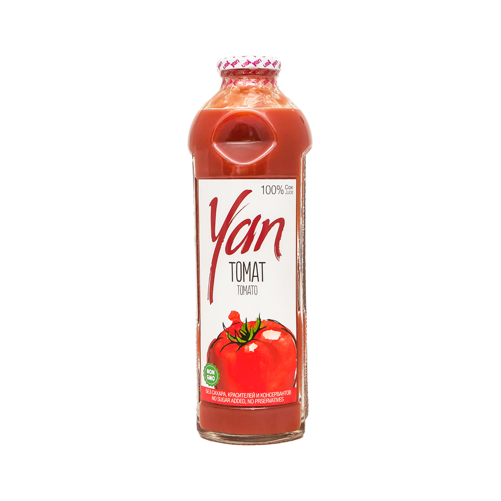 Juice "Yan" tomato g/b 0.93l