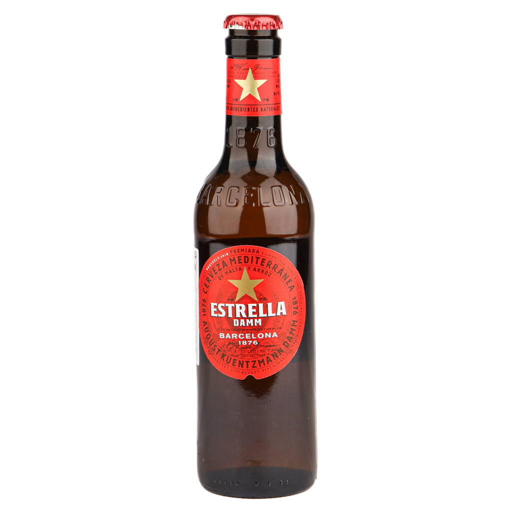 Beer "Estrella Damm" light g/b 0.33l