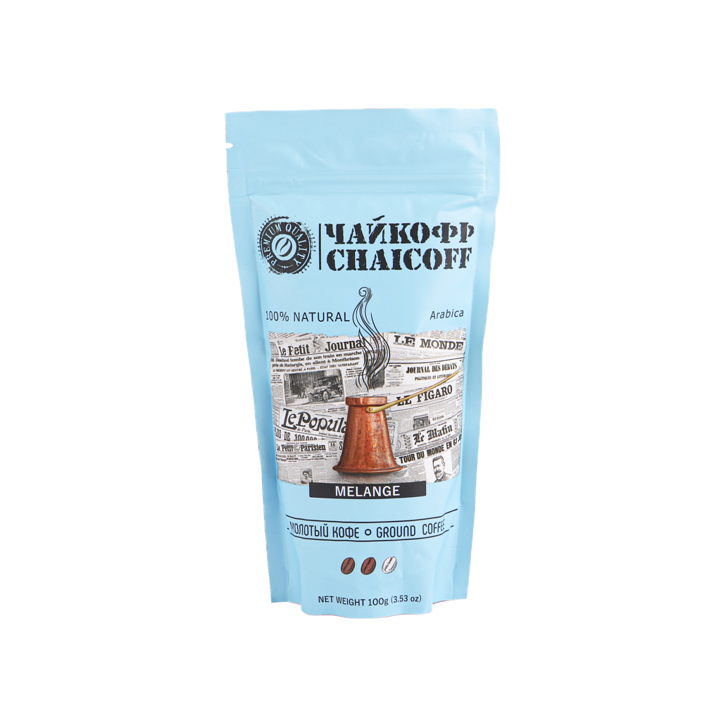 Ground coffee "Chaykoff" Melange 100g
