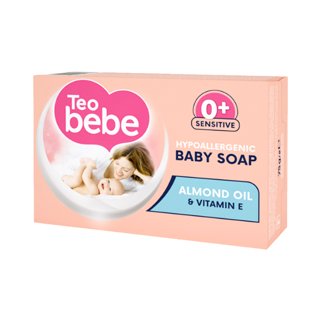 Baby soap "Teo Bebe" almond oil 0+ 75g