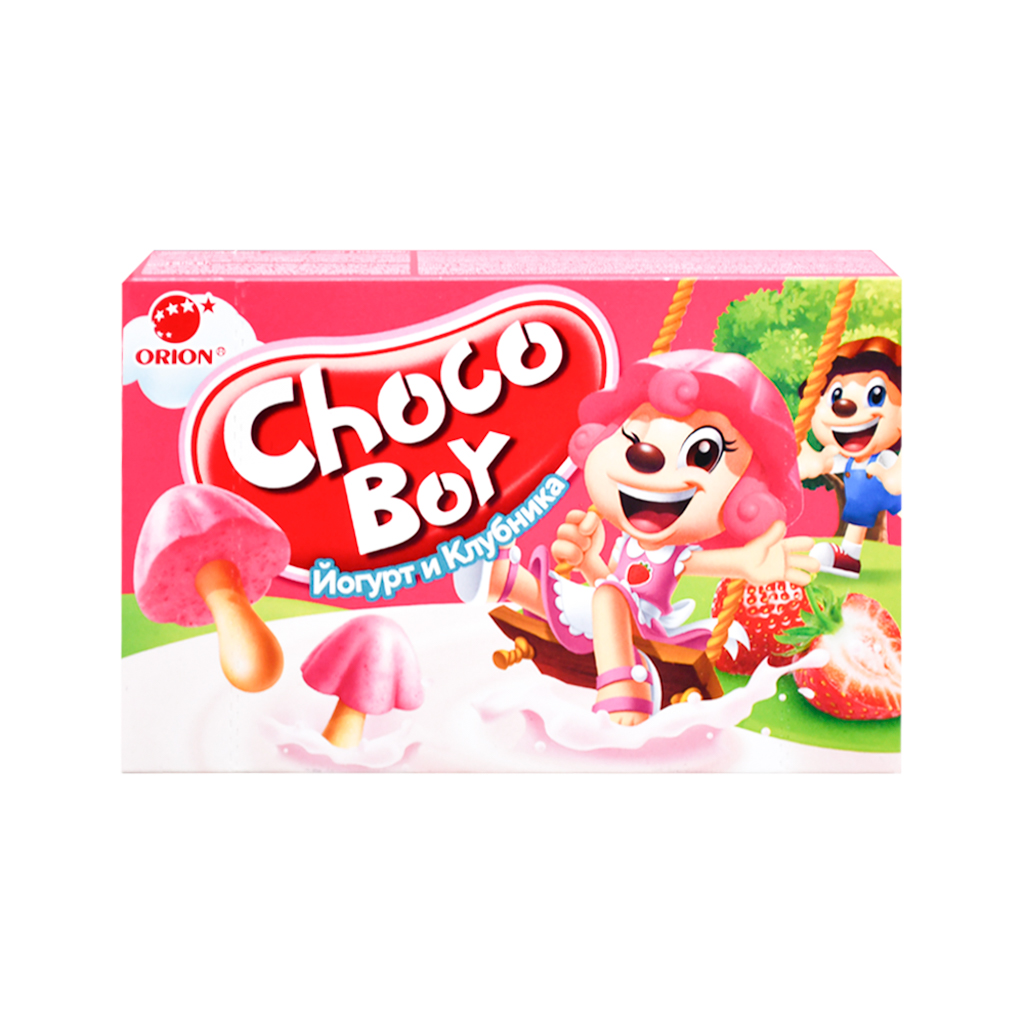 Cookies "Choco Boy" yogurt and strawberry 40g