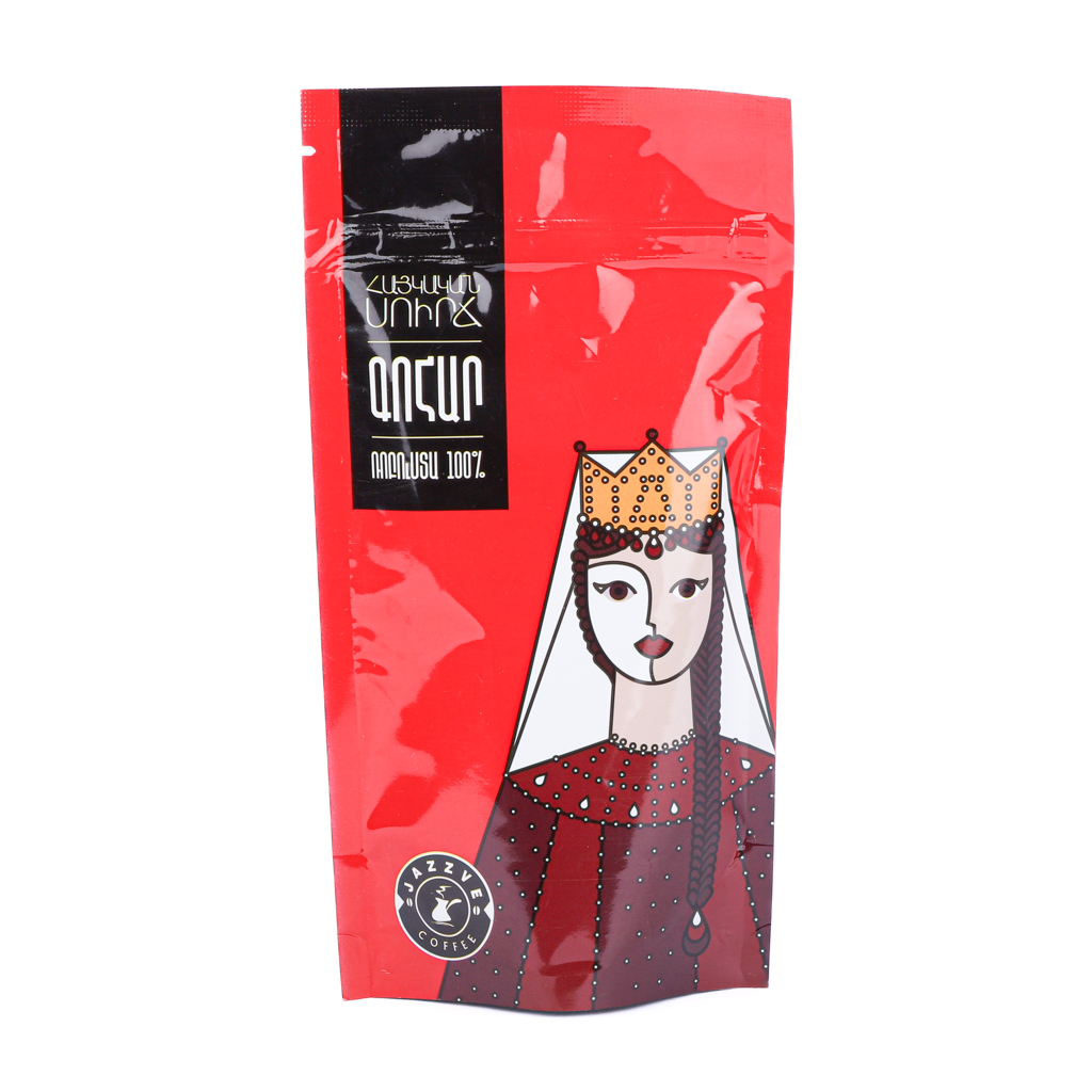 Ground robusta coffee "Jazzve" Gohar 100g
