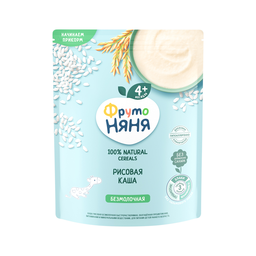 Rice porridge "Fruto Nyanya" 4m 200g