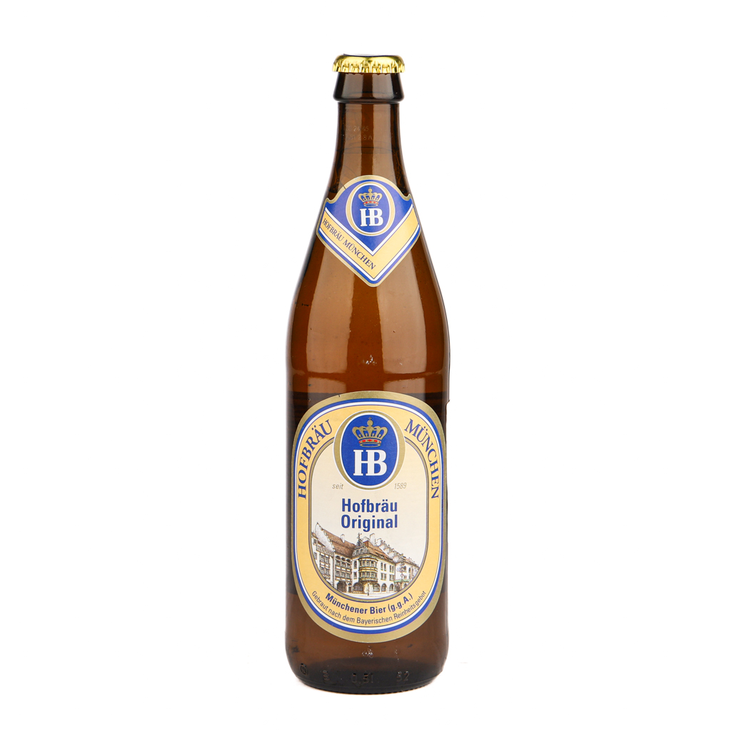 Beer "HB" Original, light g/b 0.5l