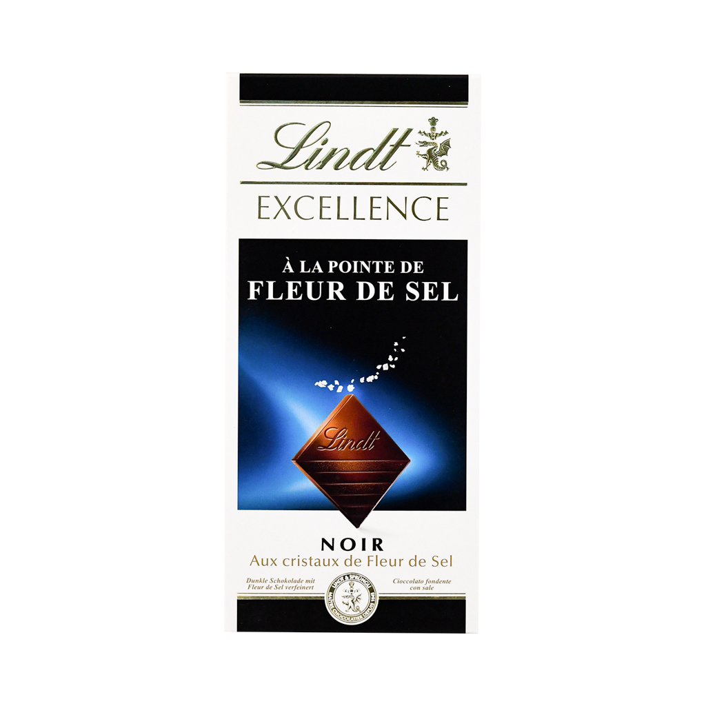 Chocolate bar "Lindt" Excellence, dark chocolate and sea sait 100g