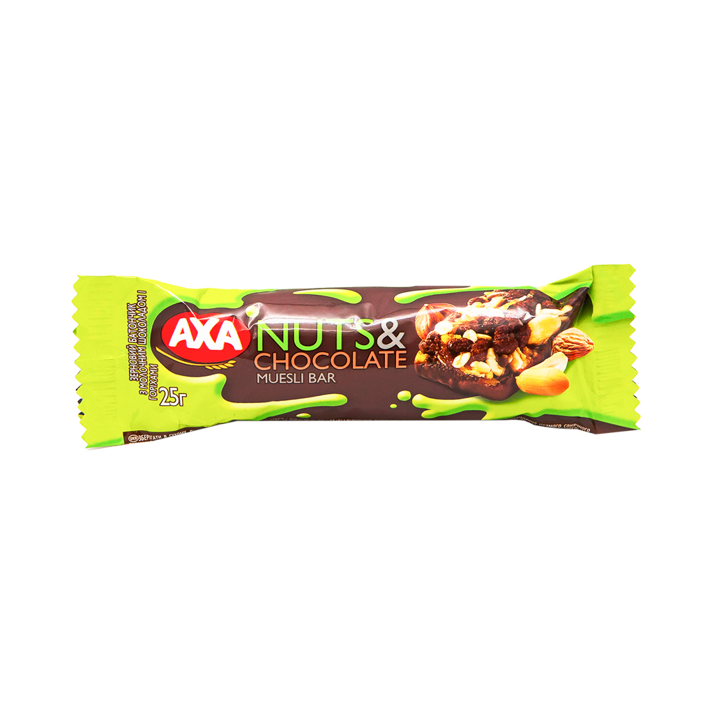 Բատոն մյուսլի Աքսա շոկոլադե 25գ