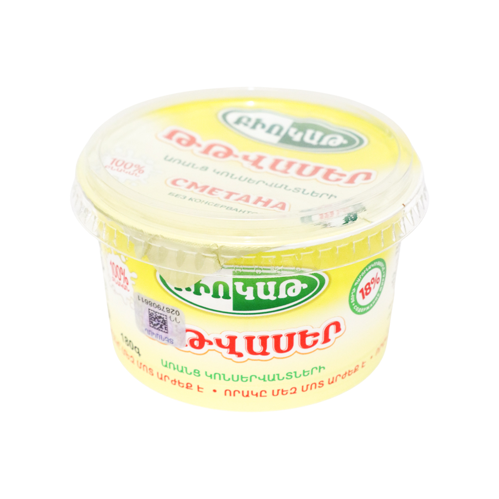 Թթվասեր Բիոկաթ 18% 180գ
