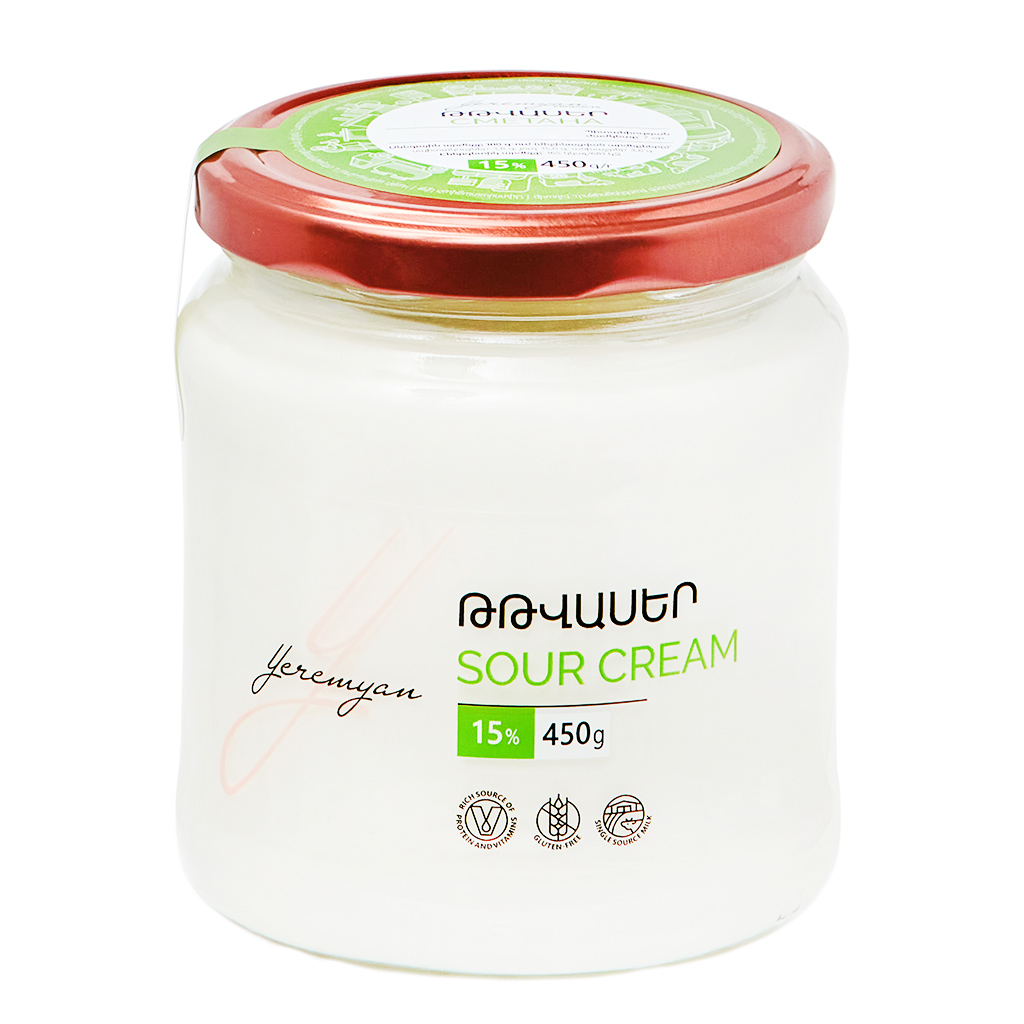 Թթվասեր Երեմյան Փրոդաքթս 15% 450գ