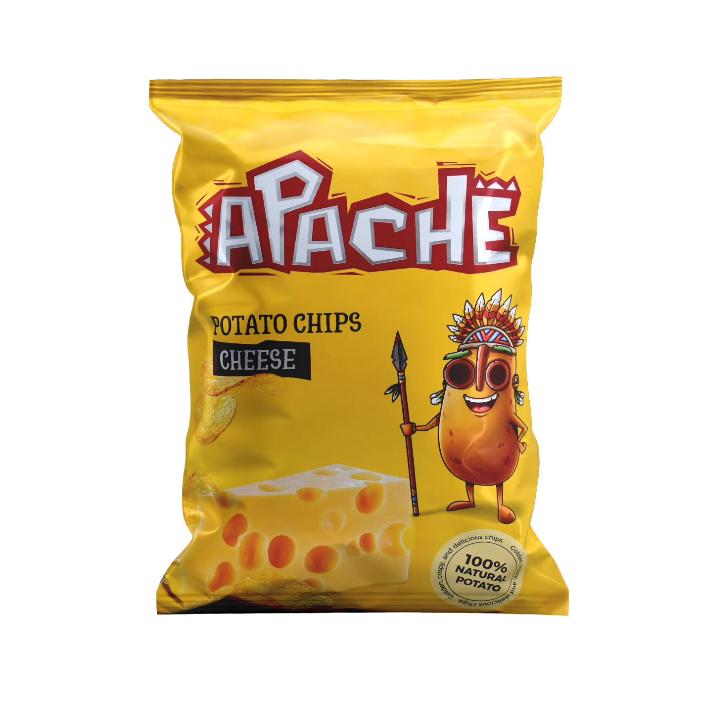Չիպս Ապաչի պոտատո չիպս մաքս պանիր 60գր