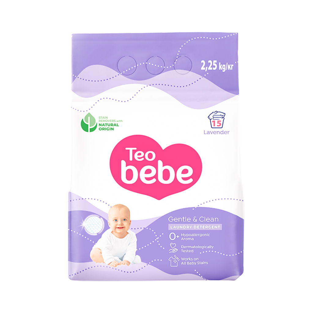 Kids washing powder "Teo Bebe" lavender 2.25g