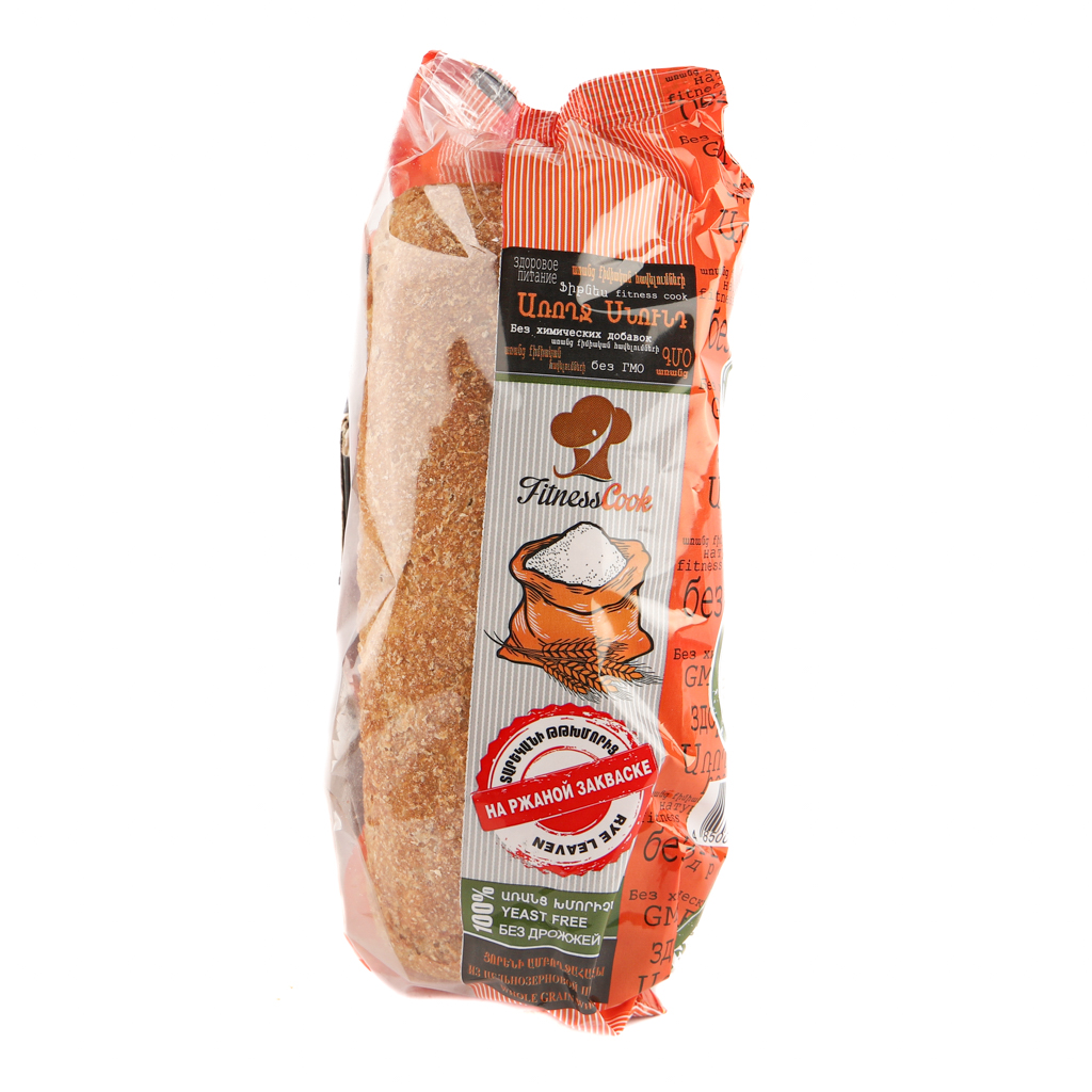 Fitness bread "Fitness Cook" whole grain wheat 400±20g