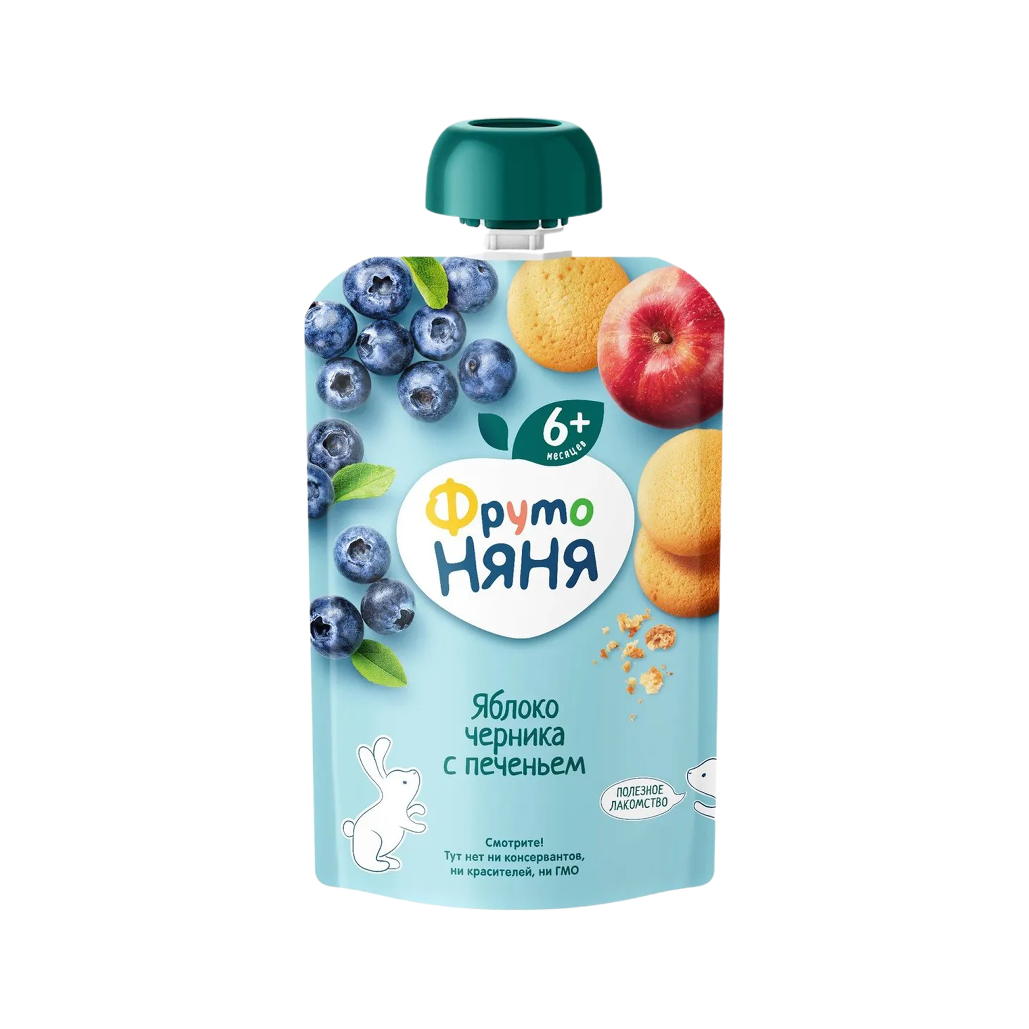 Խյուս խնձորի և հապալասի Ֆրուտո Նյանյա 90գ