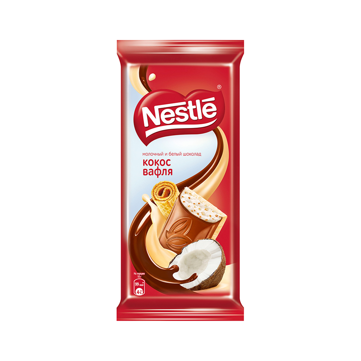 Սալիկ Նեսթլե կոկոսով և վաֆլիով  82գ