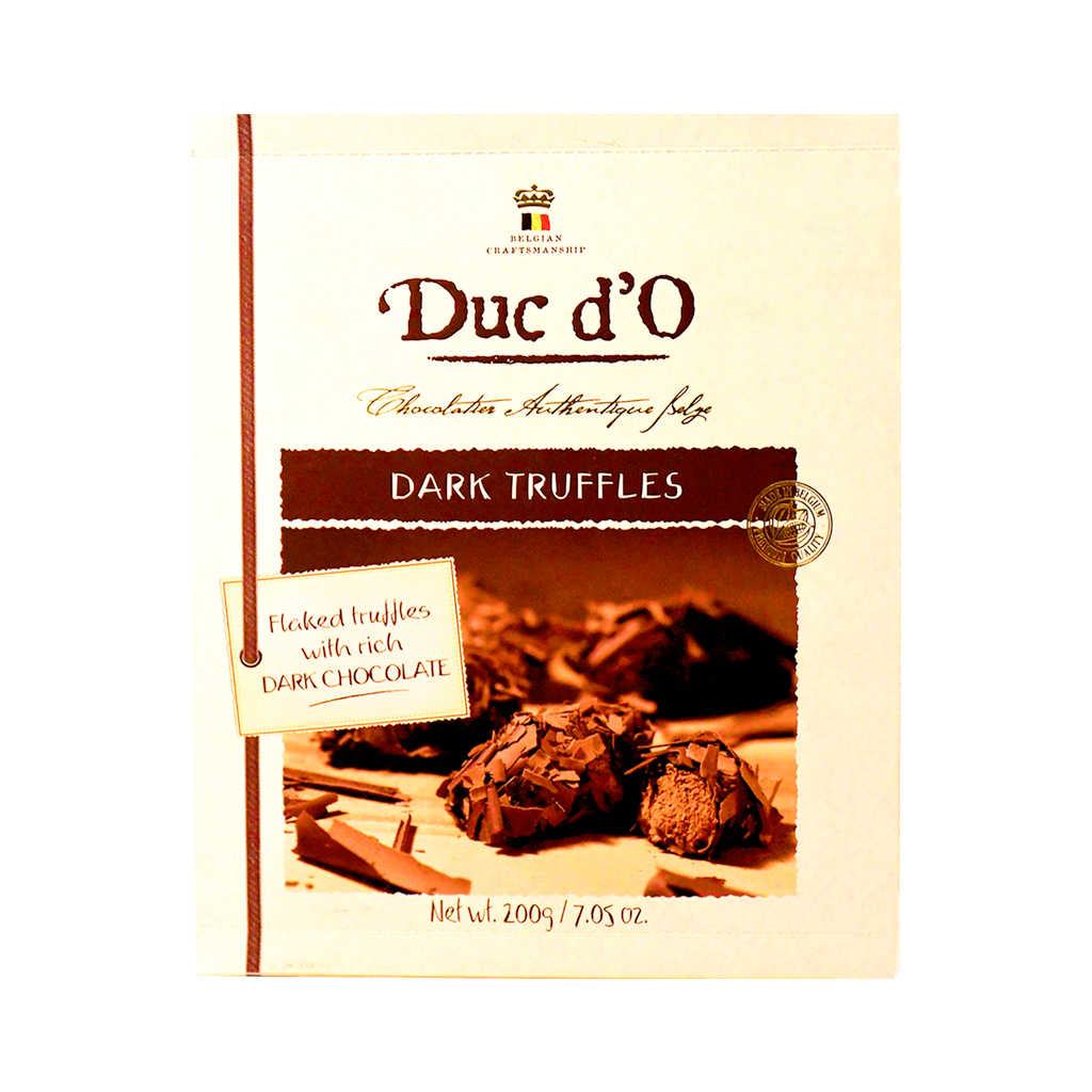 Chocolate box "Duc d'o" dark truffles 200g