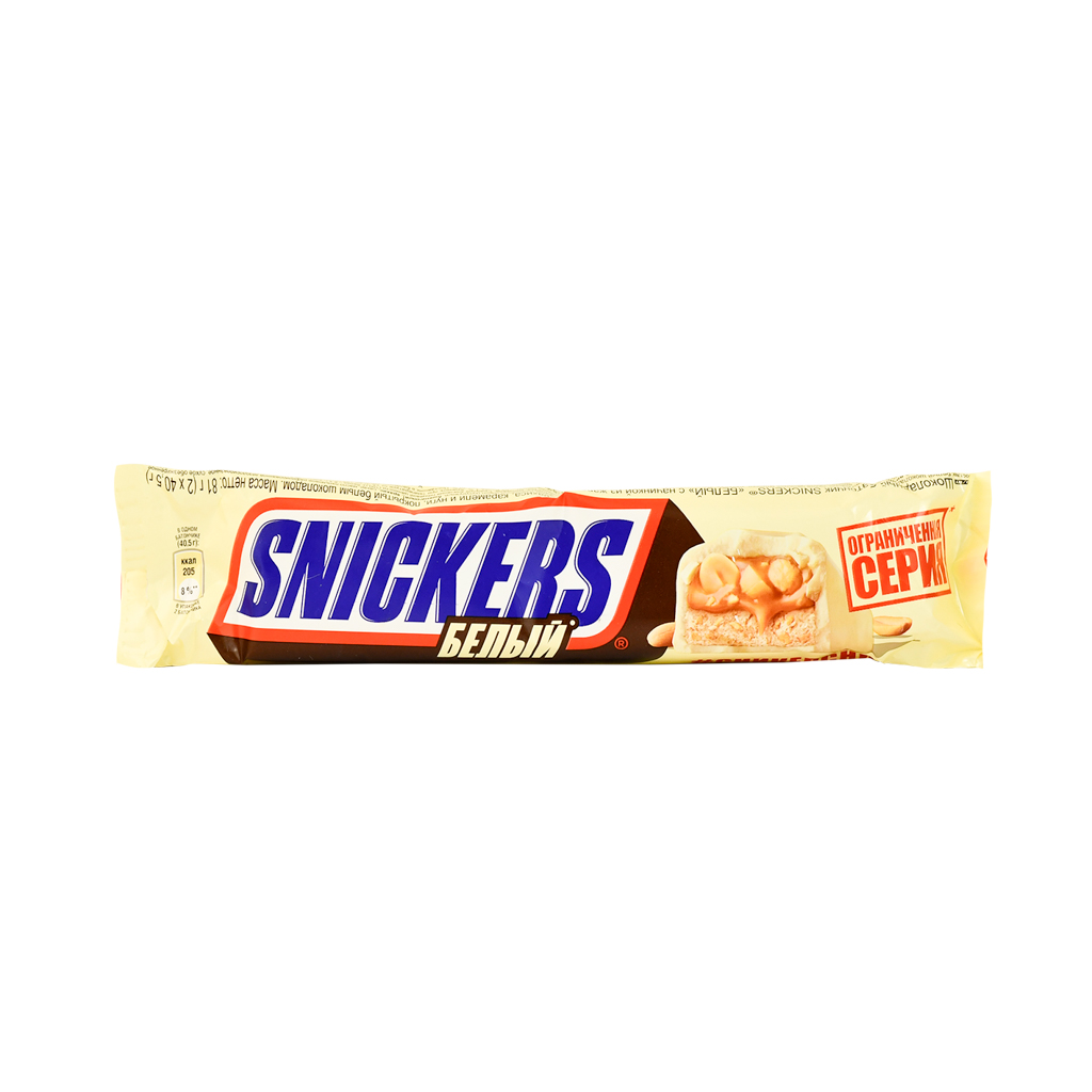 Bar "Snickers" white 81g
