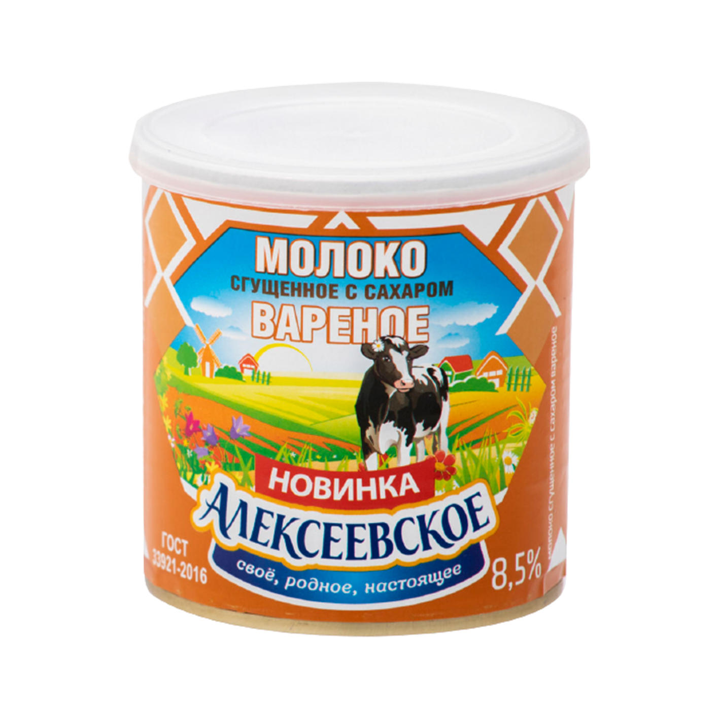 Եփ․ խտ․ կաթ շաքարով Վարյոնկա 8,5% Ալեքսևսկայա  360գ