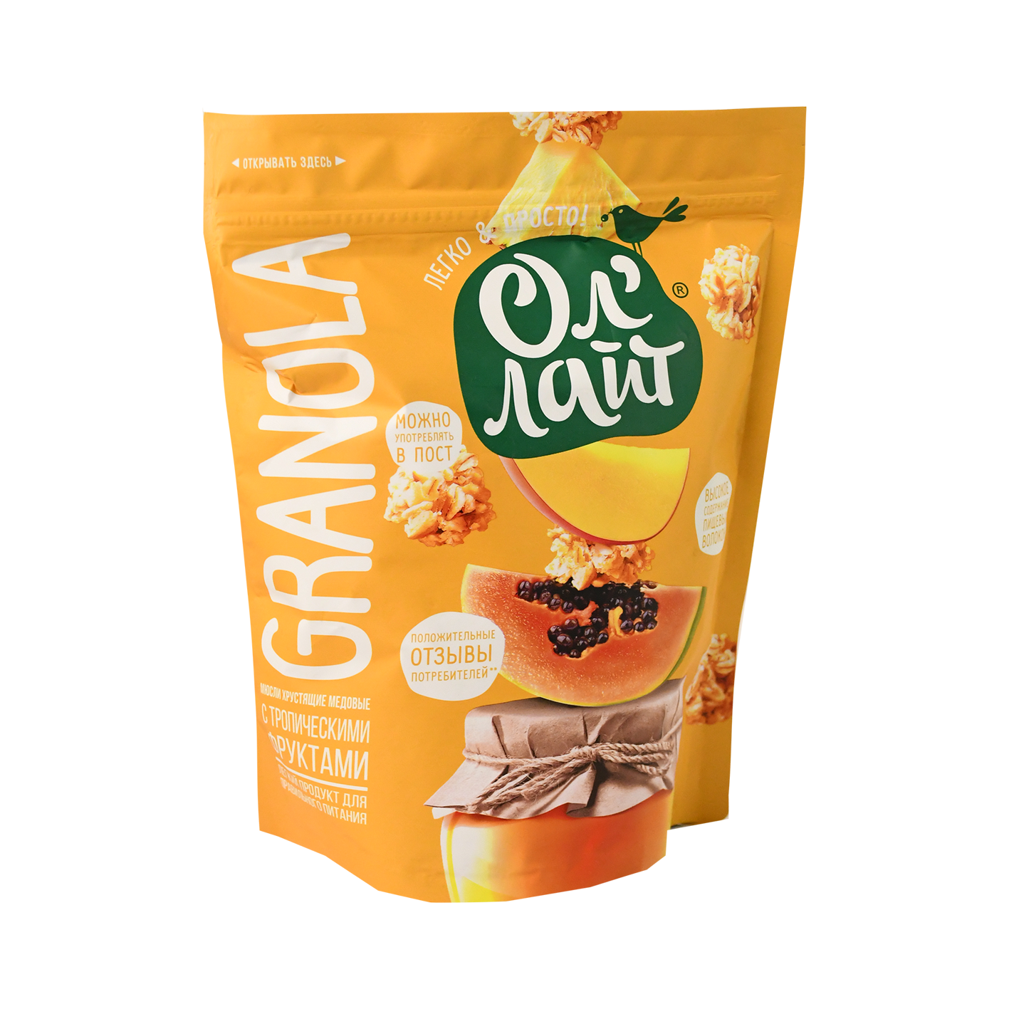 Մյուսլի արևադարձային մրգերով Օլ Լայթ 280գ