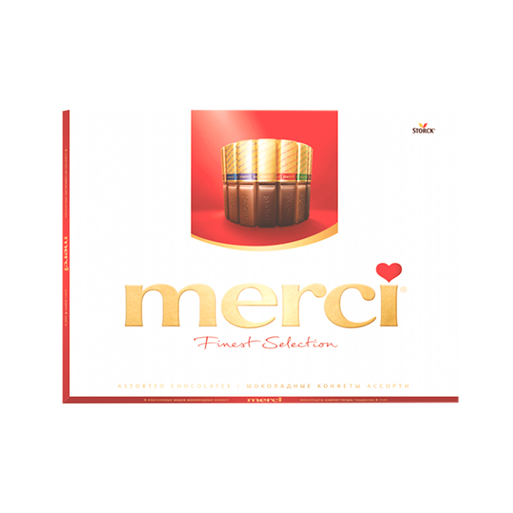 Chocolate box "Merci" collection 675g