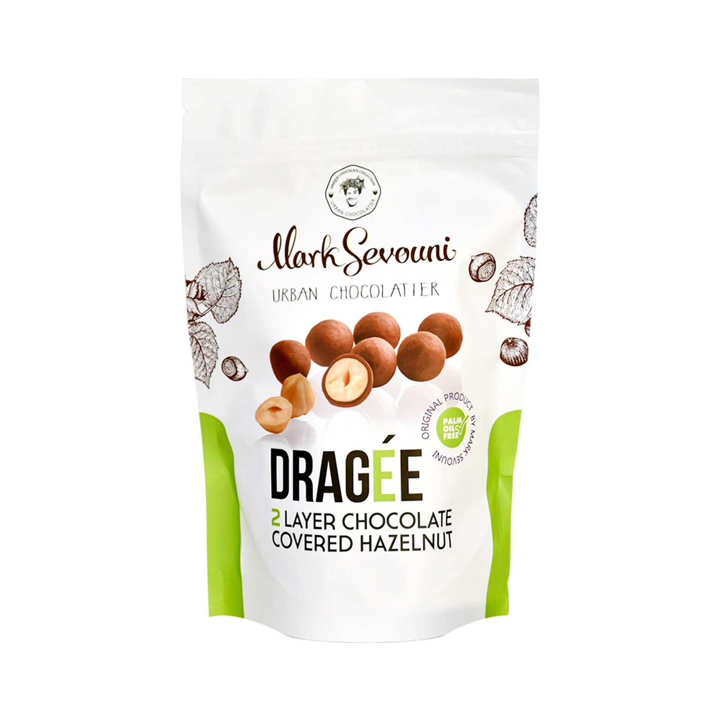 Դրաժե բոված պնդուկ շոկոլադապատ 160գ