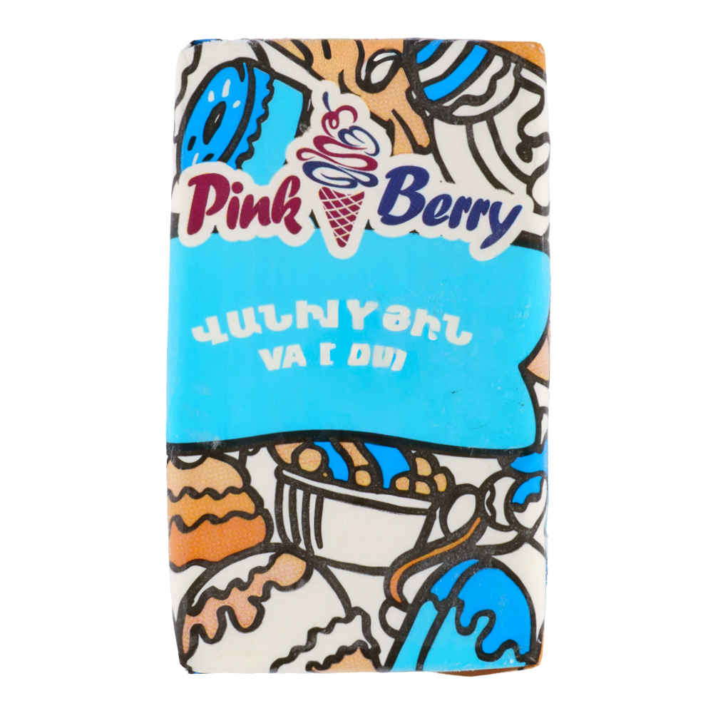 Ice cream "Pink Berry" briquette vanilla 80g