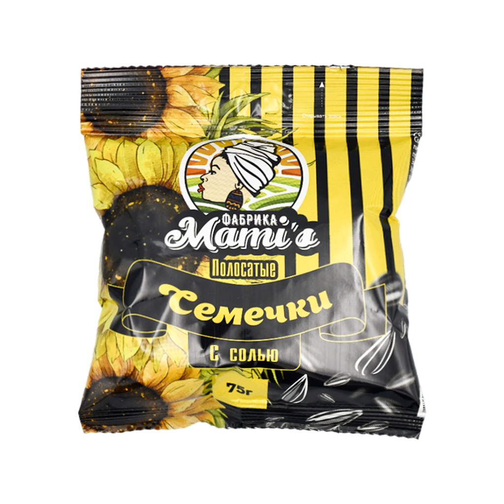 Sunflower seeds "Mami's" striped, salty 75g