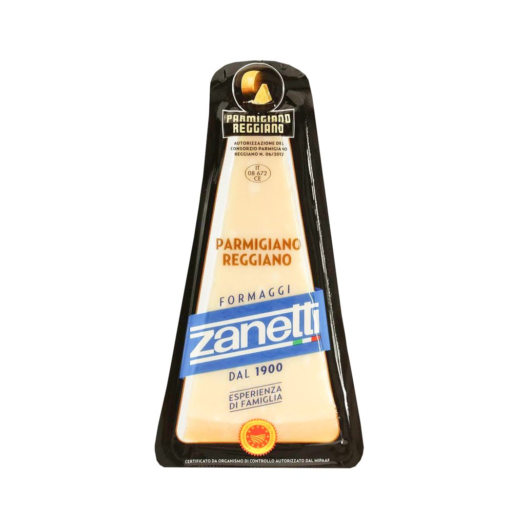 Cheese parmigiano reggiano "Zanetti" lactose free 200g