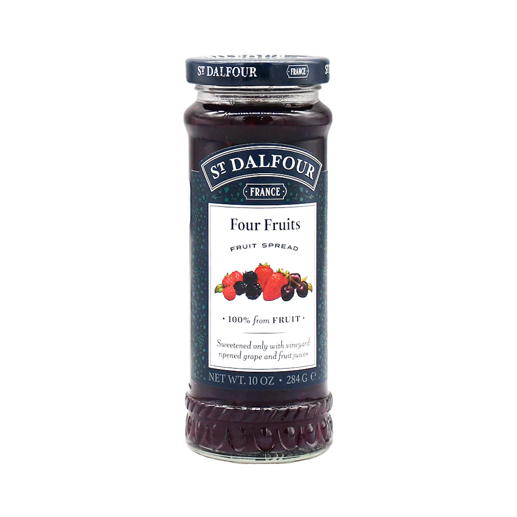Jam "St.Dalfour" four fruits, gluten free g/b 284g