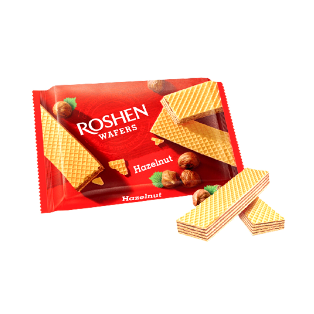 Wafer "Roshen" hazelnut cream 216g