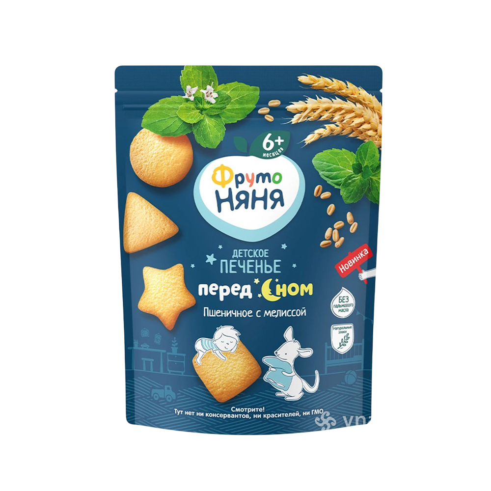 Թխվածքաբլիթներ Մելիսայով Ցորենի Ֆուտո Նյանյա 6+ 120գ