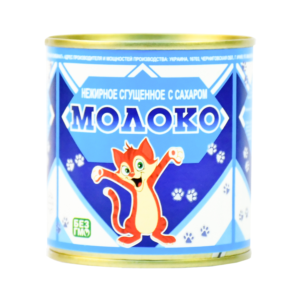 Condensed milk "Ichnya" rabbit 0% (can) 370g