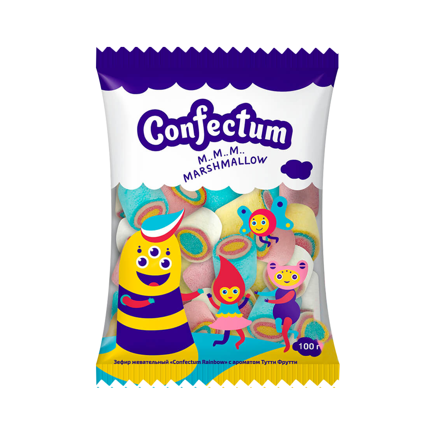 Զեֆիր Կոնֆեկտում ծիածան, տուտտի ֆրուտտի 100գր