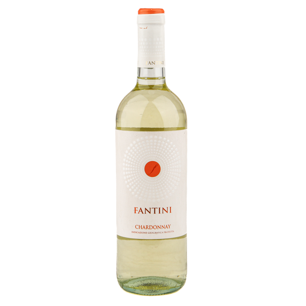 Wine "Fantini" Chardonnay white dry 0.75l