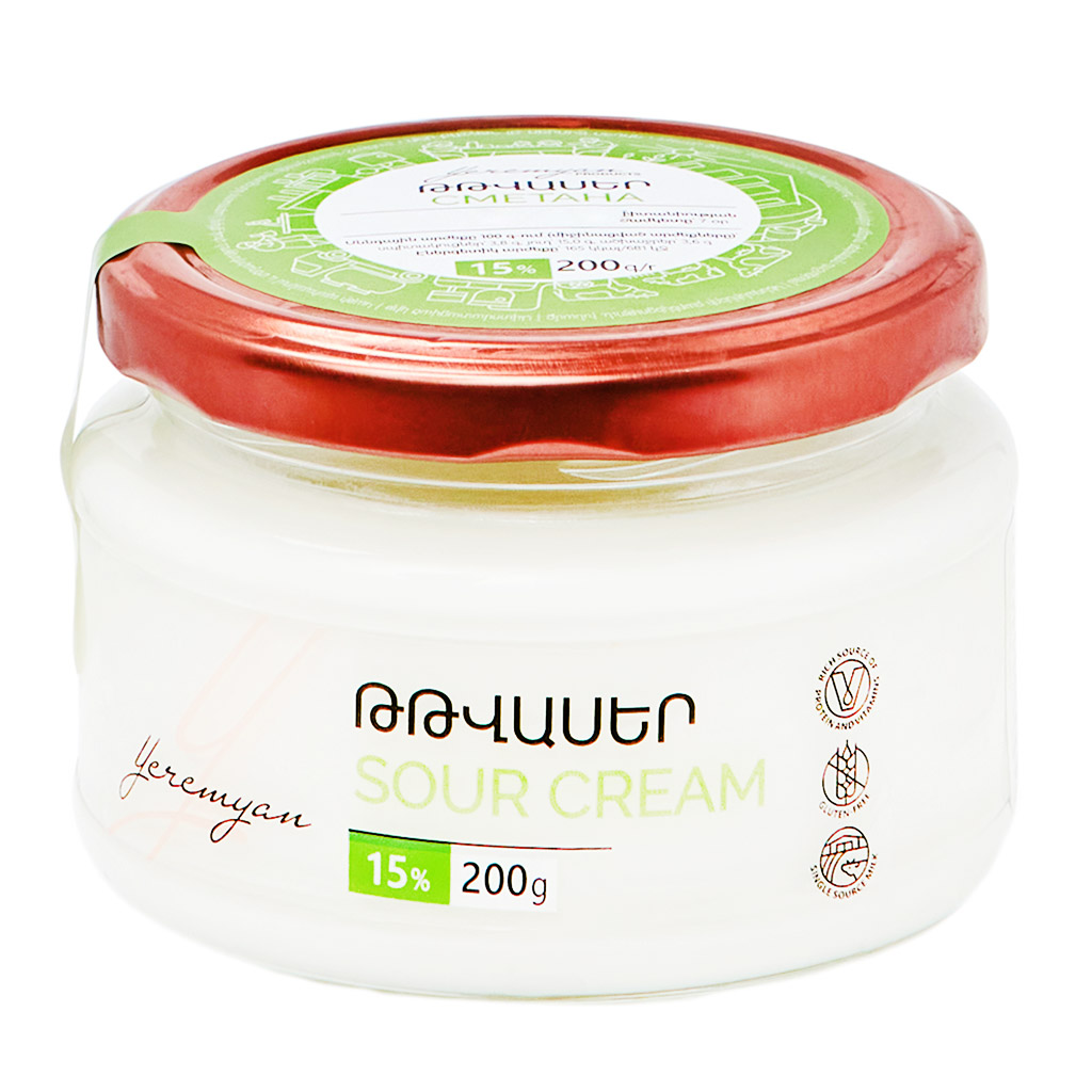 Թթվասեր Երեմյան Փրոդաքթս 15% 200գ