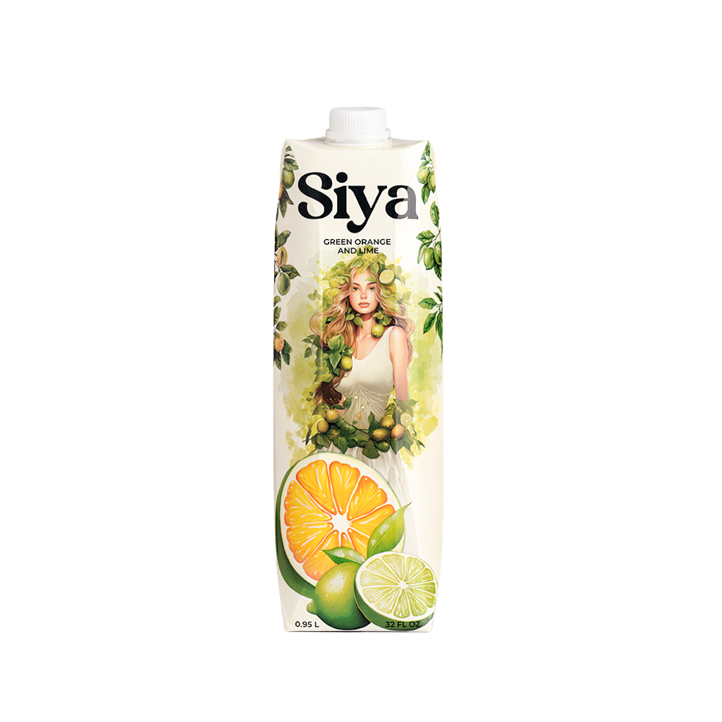 Juice drink "Siya" green orange and lime 0.95l