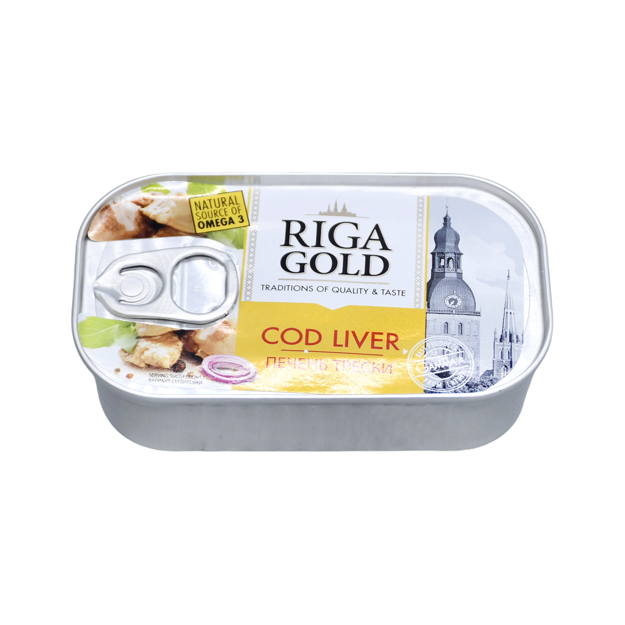 Ձողաձկան լյարդ Ռիգա Գոլդ 121գ