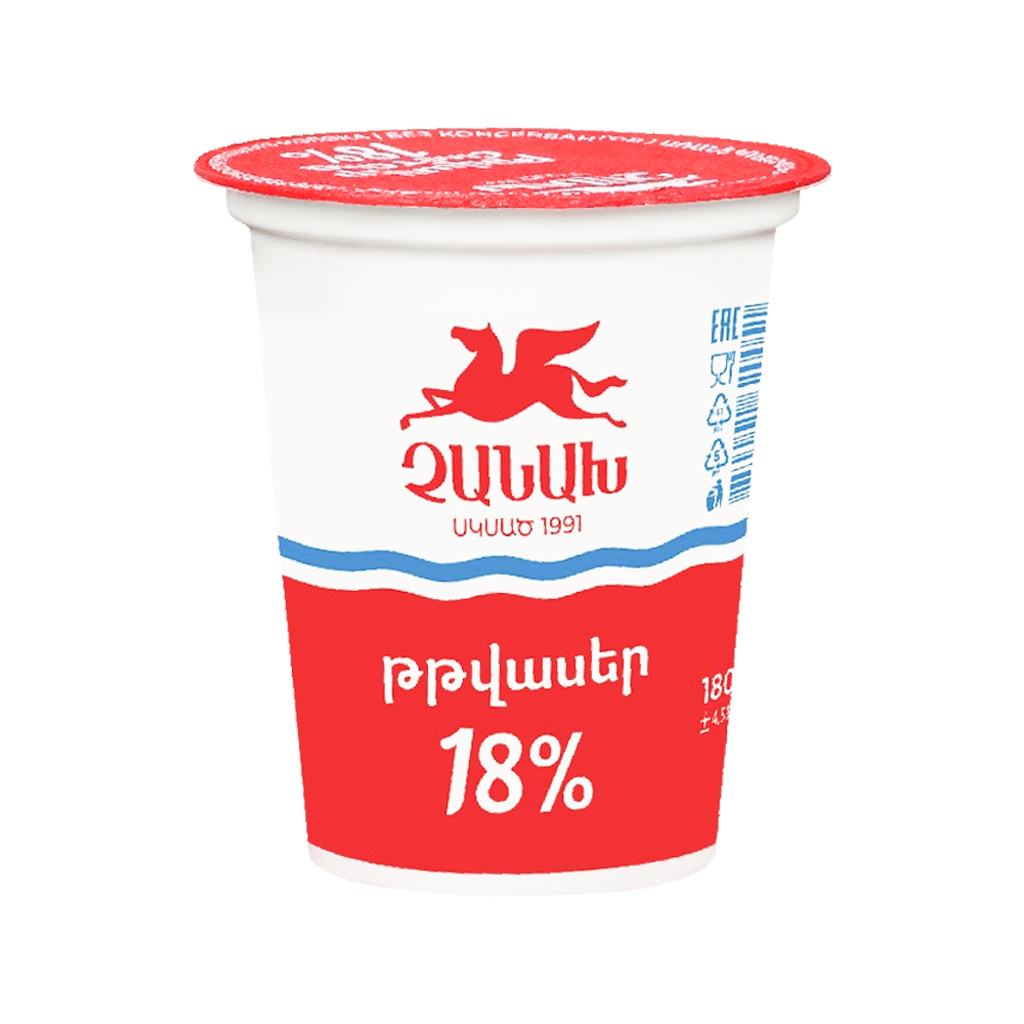 Sour cream "Chanakh" 18% 180g