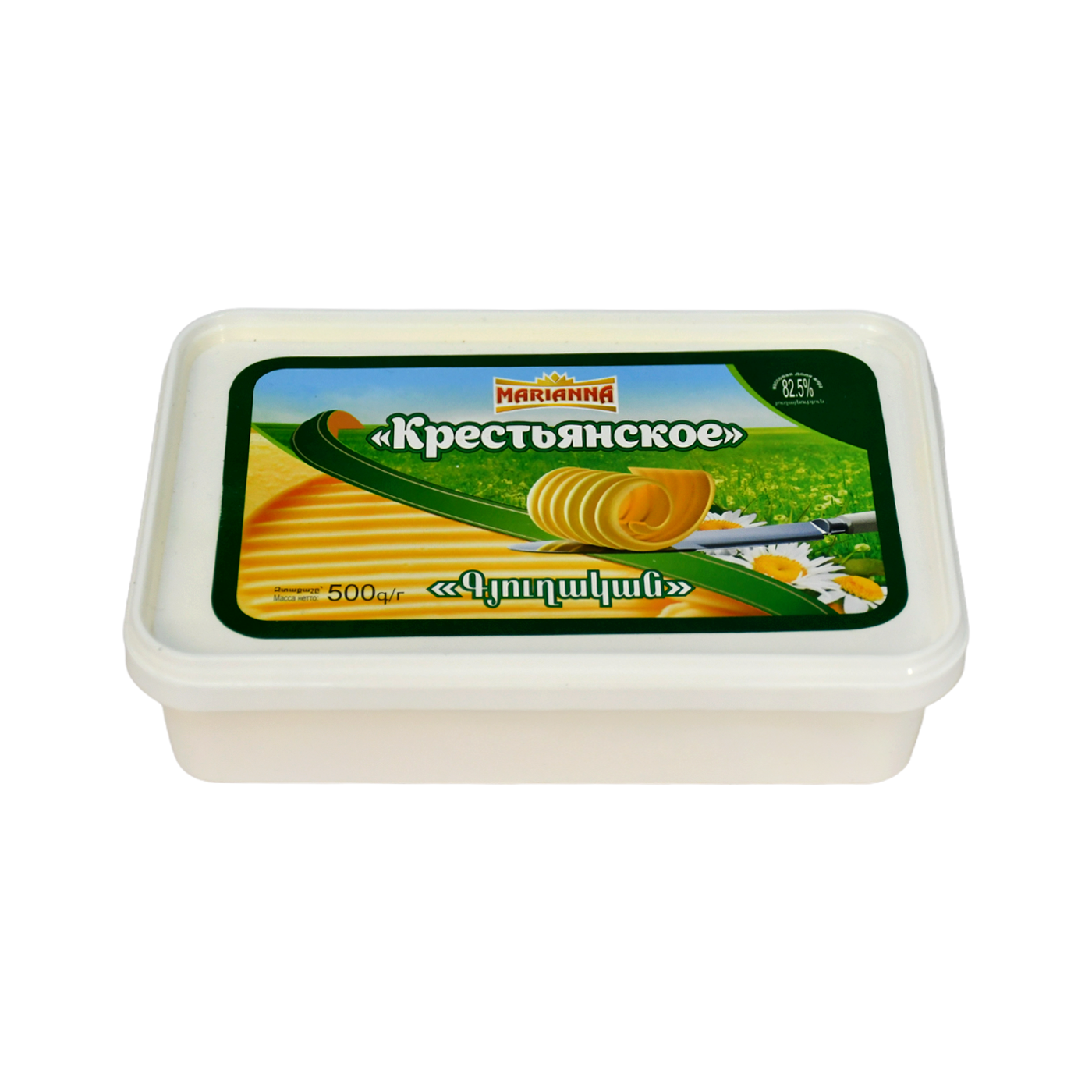 Սփրեդ սերուցքաբուսական Կրեստյանսկոյե  82.5% 500գ