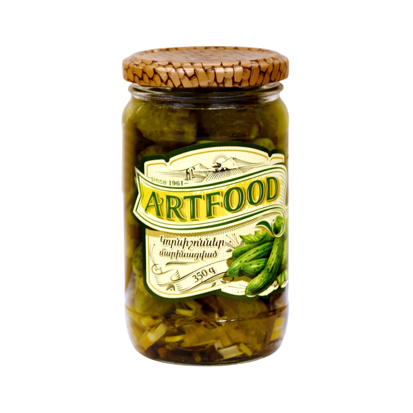 Մարինացված կորնիշոններ 3-6սմ Արտֆուդ 350գ